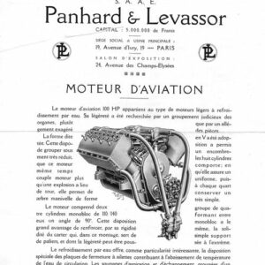 Panhard & levassor - Moteur d'aviation