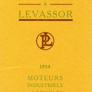 Panhard & levassor 1914 moteurs industriels & agricoles