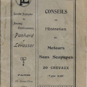 Moteurs sans soupapes 20CV type K4F