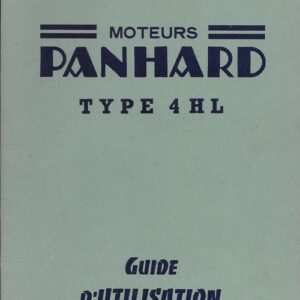 Moteurs Panhard type 4 HL