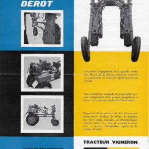 Tracteur vigneron Derot Technoma