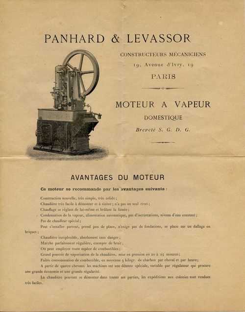 Moteurs à vapeur domestiques