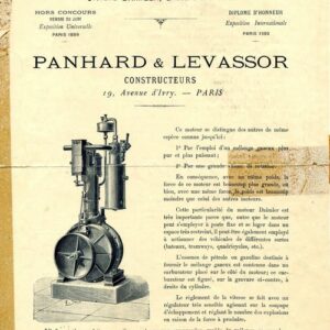 Moteur à pétrole système Daimler breveté S.G.D.G.