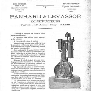 Moteur à pétrole système Daimler breveté S.G.D.G.