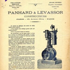 Moteur à pétrole système Daimler breveté S.G.D.G.