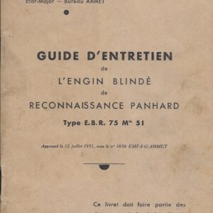 Guide d'entretien de l' E. B. R.