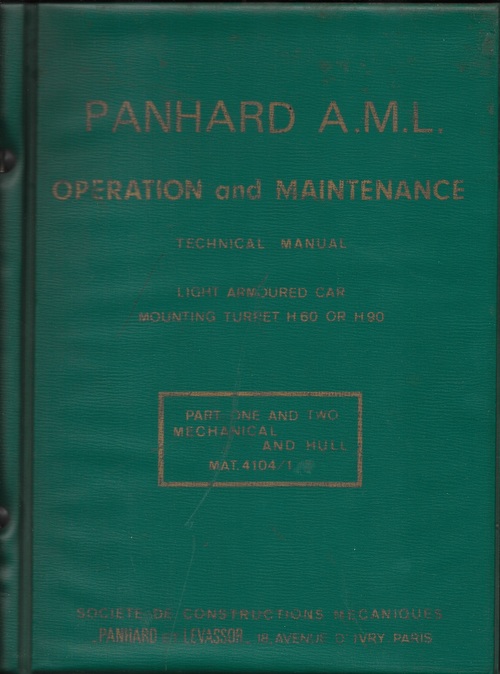 panhard AML operation and maintenance