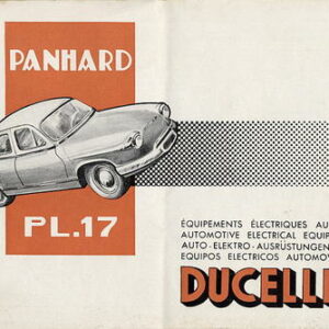 Panhard PL 17 - Equipement Ducellier