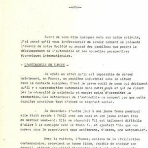 Allocution ... à la réunion de presse du mardi 6 septembre
