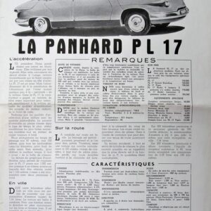 La Panhard PL17
