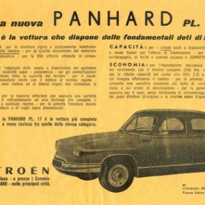 La nuova Panhard PL17