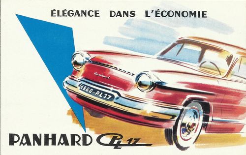 Elégance dans l'économie Panhard PL17
