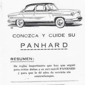 Muy importante : Conozca Y cuide su Panhard
