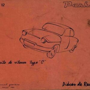 Panhard PL 17 - Boîte de vitesse type C