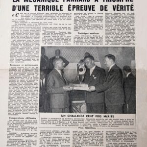 Habituée des places d'honneur