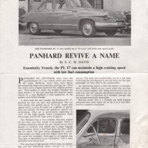 Panhard revive a name