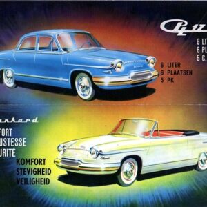 Panhard confort, robustesse, sécurité Konfort, stevigheid, veiligheid,