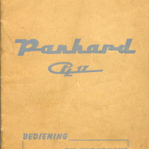 Panhard PL17 - Bediening on onderhoud
