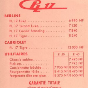 Tarif N° 28