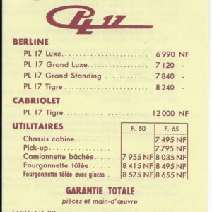 Tarif n° 28