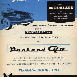 Fantastic 653 ensemble complet rapide à poser sur Panhard PL 17