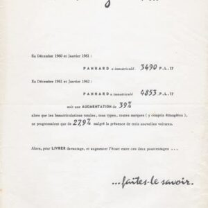 En décembre 1960 et janvier 1961