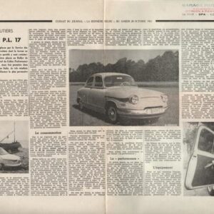 Nos essais routiers la Panhard PL17