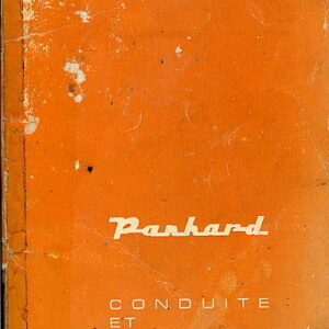 Panhard conduite et entretien