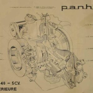 Panhard - Moteur 848 - 5 CV vue intérieure