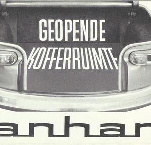 Geopende kofferruimte