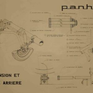 Panhard - Suspension et moyeux arrières