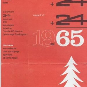 Nos voeux 1965