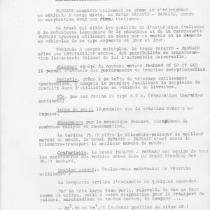 Le nouveau venu : le break Panauto - Panhard