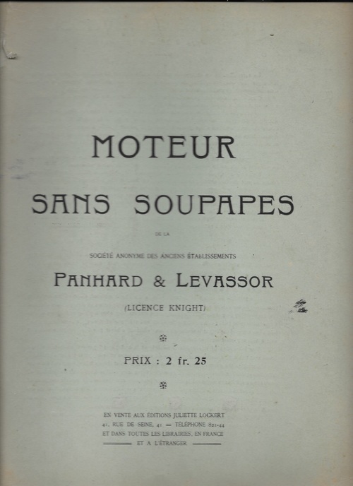 MOTEUR SANS SOUPAPES