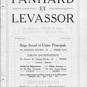 PANHARD @ LEVASSOR