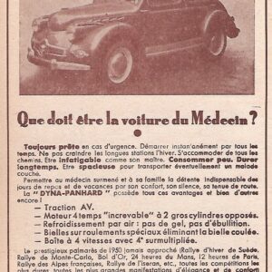 Que doit être la voiture du medecin ?