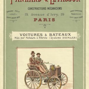 Voitures et bateaux mus par moteur à pétrole
