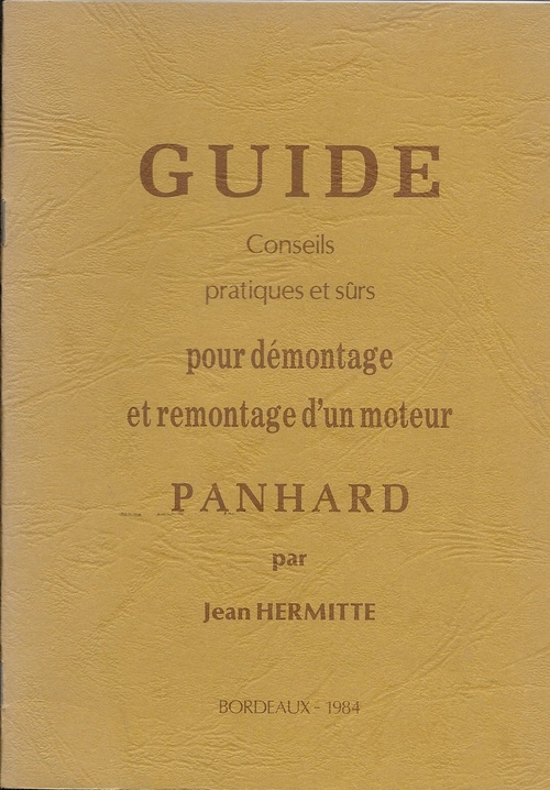 guide moteur panhard