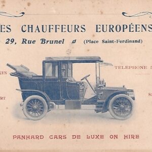 panhard cars de luxe on hire