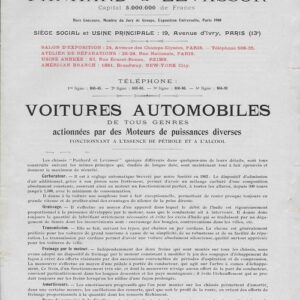 voitures automobiles de tous genres ...