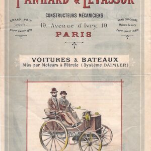 voitures et bateaux mus par moteur à pétrole