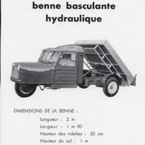 SHERPA benne basculante hydraulique