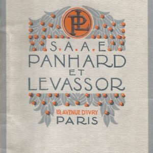 S.A.A.E Panhard et Levassor Paris