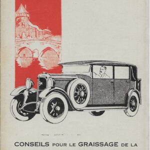 Graissage 10 HP 6 cyl.