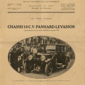 Châssis 10 CV Panhard-Levassor