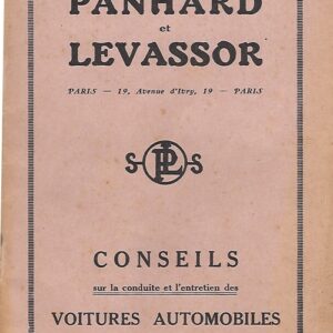 Conseils sur la conduite et l'entretien des voitures 16 CV ( 4 vitesses ) ( type SK4E3-SB-PES )