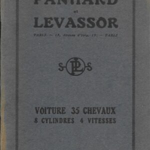 Voiture 35 CV 8 cylindres 4 vitesses