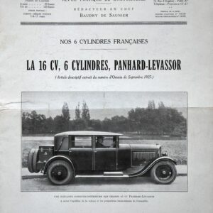 La 16 cv 6 cylindres Panhard