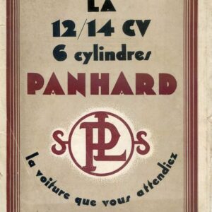 La 12-14 cv 6 cylindres Panhard