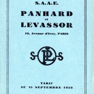 Tarif au 15 septembre 1928 - Exportation